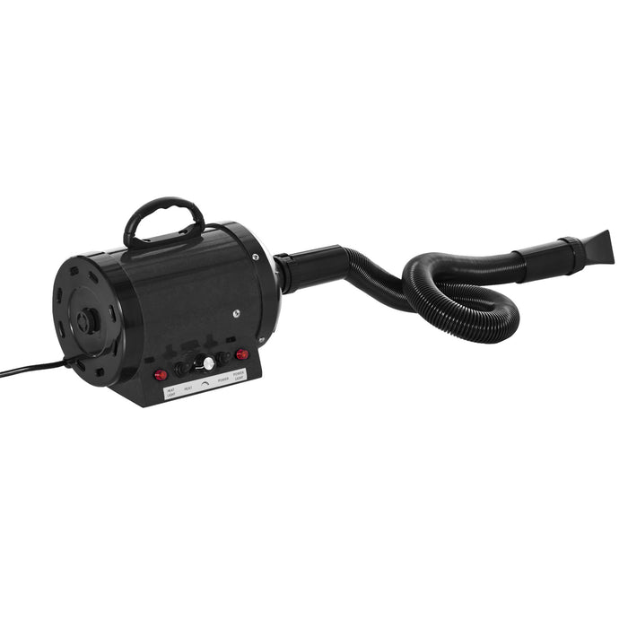 2800W Pet Hair Dryer with 3 Nozzles - High-Power Dog Grooming Blaster and Water Blower, Black - Ideal for Home or Professional Pet Care