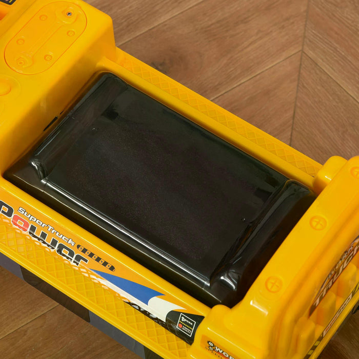 Kids' Ride-On Excavator Digger - Multi-Functional Bulldozer with Detachable Digging Bucket & Play Music - Perfect for 2-3 Year Olds Outdoor Play