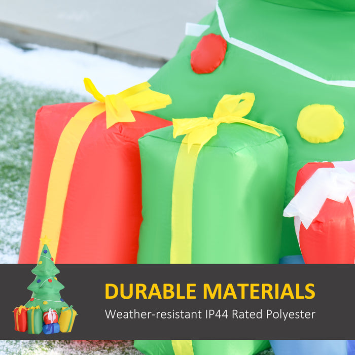 Inflatable 1.5m Holiday Decoration - Christmas Tree with Built-in LED Lights - Festive Display for Home & Yard