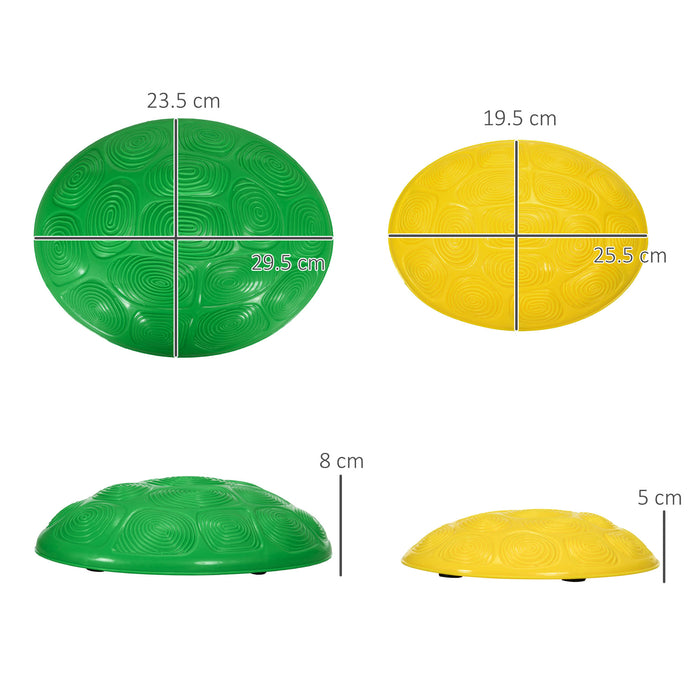Kids Stepping Stones Set - 6Pcs Colorful Balance River Stones with Anti-Slip Bottoms - Fun Coordination & Sensory Play for Ages 3-8
