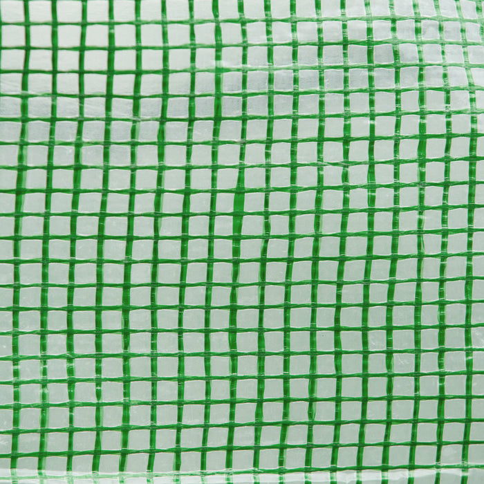 Polytunnel Greenhouse 3.5x2x2m - Steel Frame Walk-In Tent with PE Cover, Roll Up Door, 6 Ventilated Windows - Ideal for Growing Plants & Vegetables