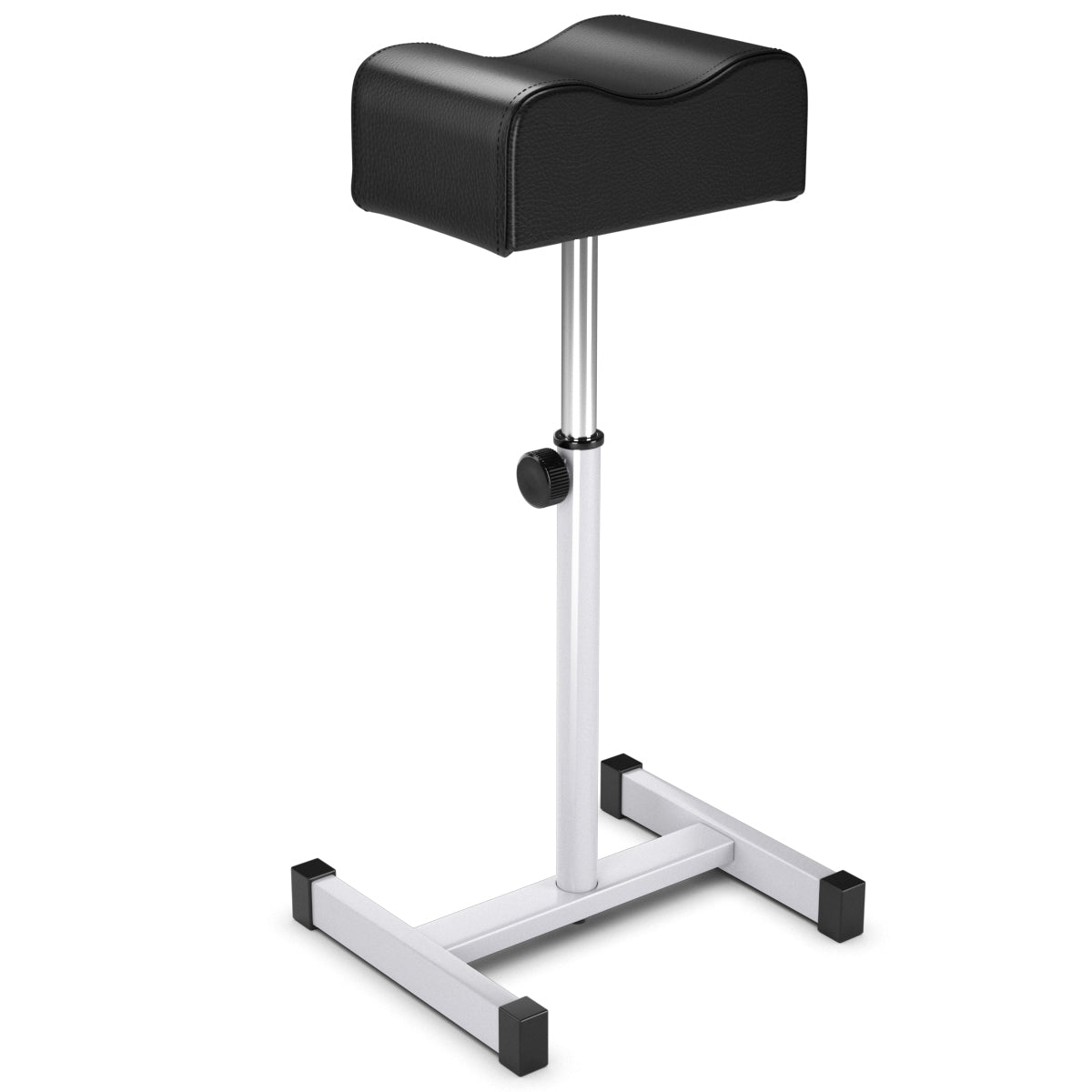 Salon Spa Equipment - Adjustable Black Pedicure Manicure Footrest Tool - Ideal for Professional Beauty Technicians and Home Use