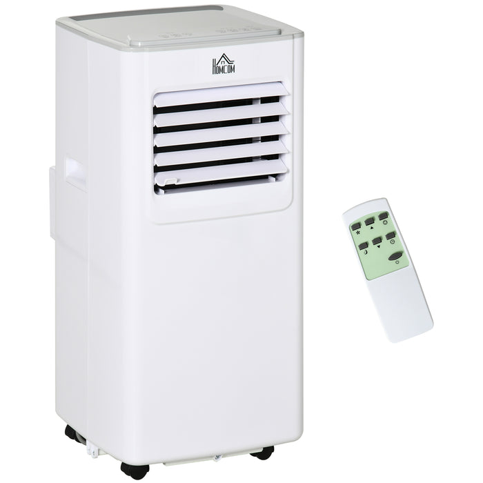 Portable 7000 BTU Air Conditioner - Cooling, Dehumidifying, and Ventilating AC Unit with LED Display - Includes Remote Controller for Bedroom Comfort