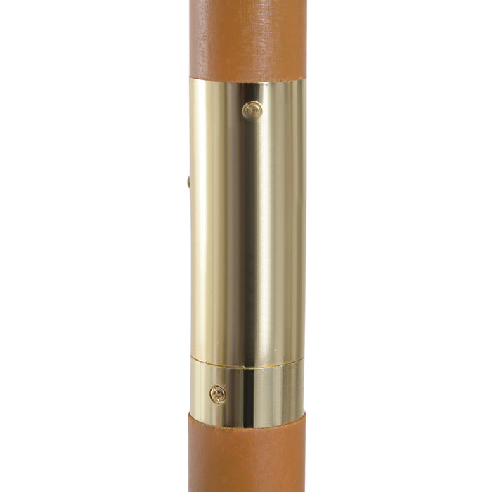 Fir Wooden Parasol with Bamboo Ribs - 3m Garden Umbrella Sun Shade, Cream White Canopy - Ideal for Patio and Outdoor Comfort