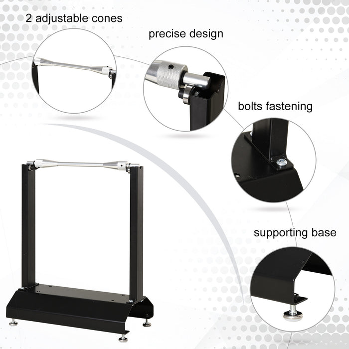 BikeMaster Easy Lift & Balance Stand - Motorcycle/Bicycle Portable Support with Rotating Adjustment - Ideal for Maintenance and Storage Stability