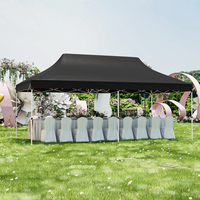 Pop-Up Canopy Tent 300 cm x 600 cm - Portable Shelter with Carrying Bag - Ideal for Outdoor Events and Gatherings