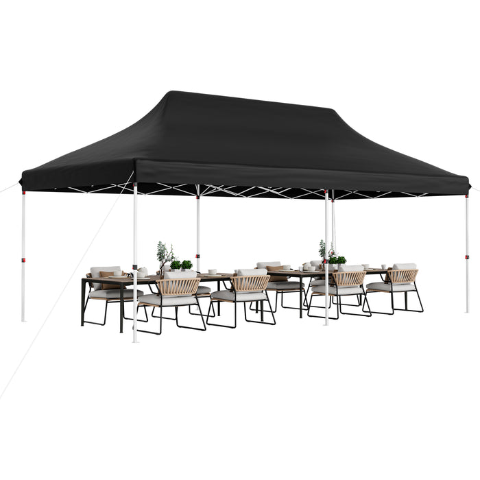 Pop-Up Canopy Tent 300 cm x 600 cm - Portable Shelter with Carrying Bag - Ideal for Outdoor Events and Gatherings