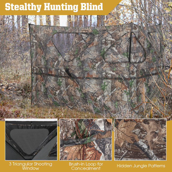 Hunting Gear Pro - Portable 360 Degree Vision Hunting Blind Tent - Ideal for Outdoor Hunting Enthusiasts