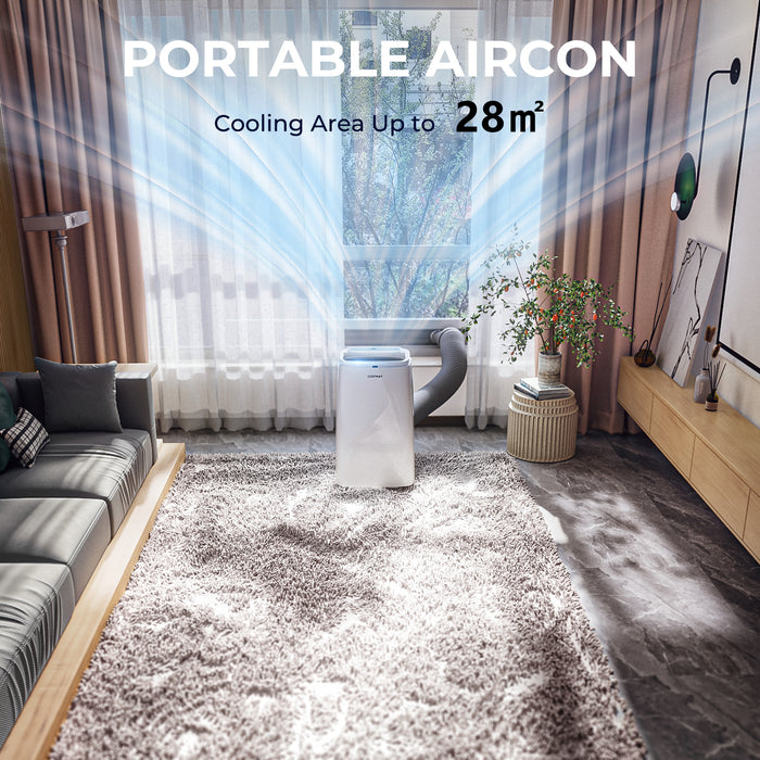 Portable AC 9000 BTU - Compact and Remote-controlled Air Conditioner - Ideal for Convenient Indoor Cooling Solutions