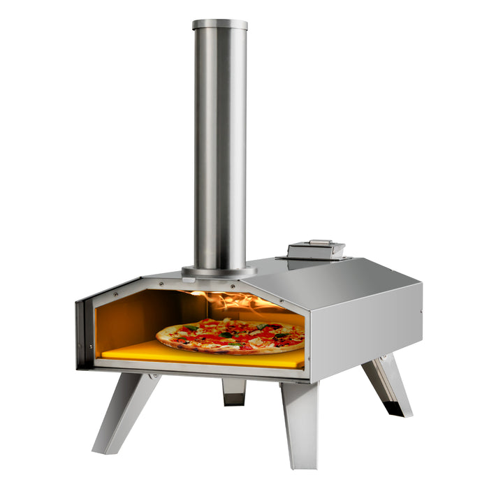 Outdoor Adventurer's Gear - Portable Stainless Steel Pizza Oven for Camping and Picnics - Ideal for Outdoor Cooking Enthusiasts