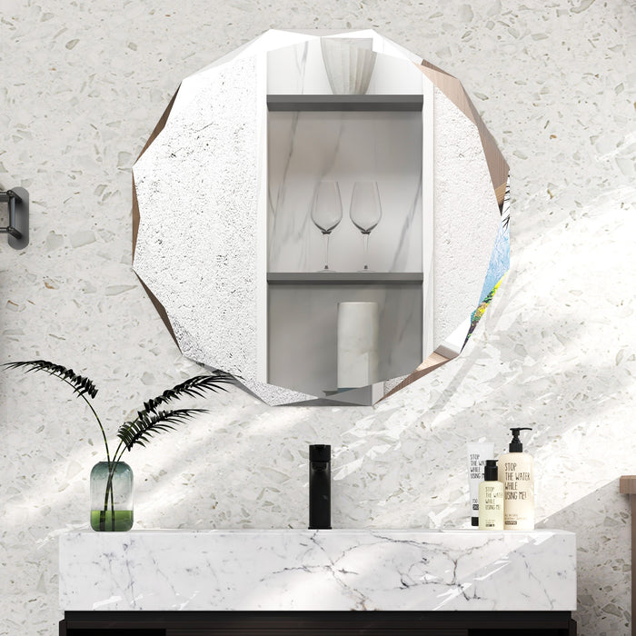 Silver Polish - Premium Frameless Wall Mount Mirror - Ideal for Home Decor and Interior Design