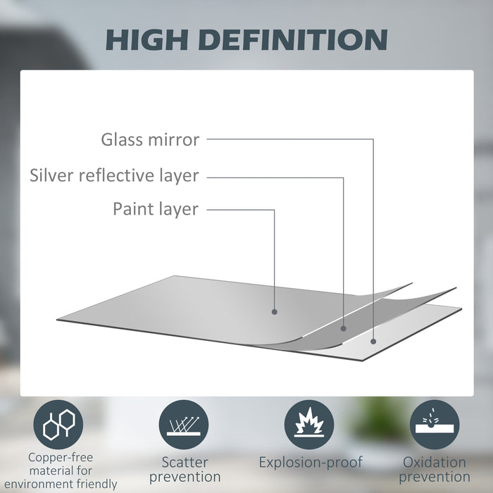 Illuminated LED Bathroom Mirror - 60cm Round Vanity Mirror with Dimmable Light, 3 Color Modes, Smart Touch & Anti-Fog Features - Ideal for Wall Mounting and Bathroom Decor
