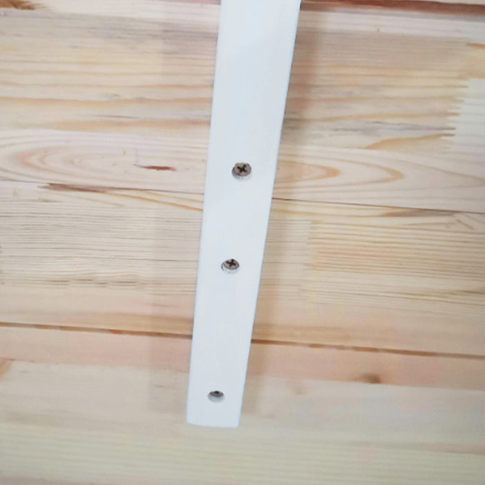 Pine Wood Frame Farmhouse Dining Table - 120x75 cm Space-Saving Kitchen Table in Natural Finish - Ideal for Dining Rooms and Cozy Spaces