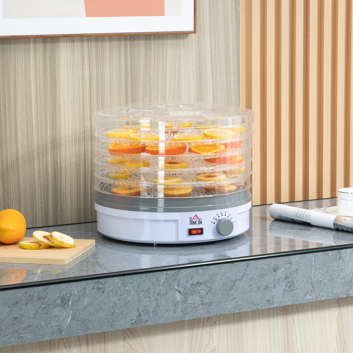 245W Electric Food Dehydrator - 5-Tier Dryer Machine with Adjustable Temperature Control for Various Foods - Ideal for Making Dried Fruits, Jerky, Veggies, Meats, and Pet Snacks