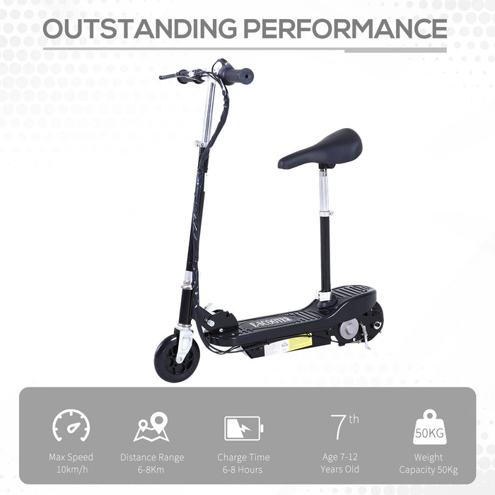 Kids Electric Scooter - 120W Motorized Outdoor Ride-On Toy with Dual 12V Batteries - Perfect for Young Riders Seeking Fun and Adventure