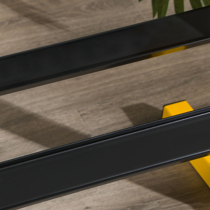 2-Tier Dumbbell Rack Stand - Sturdy Weight Storage Organizer for Home Fitness - Space-Saving Strength Training Equipment Holder