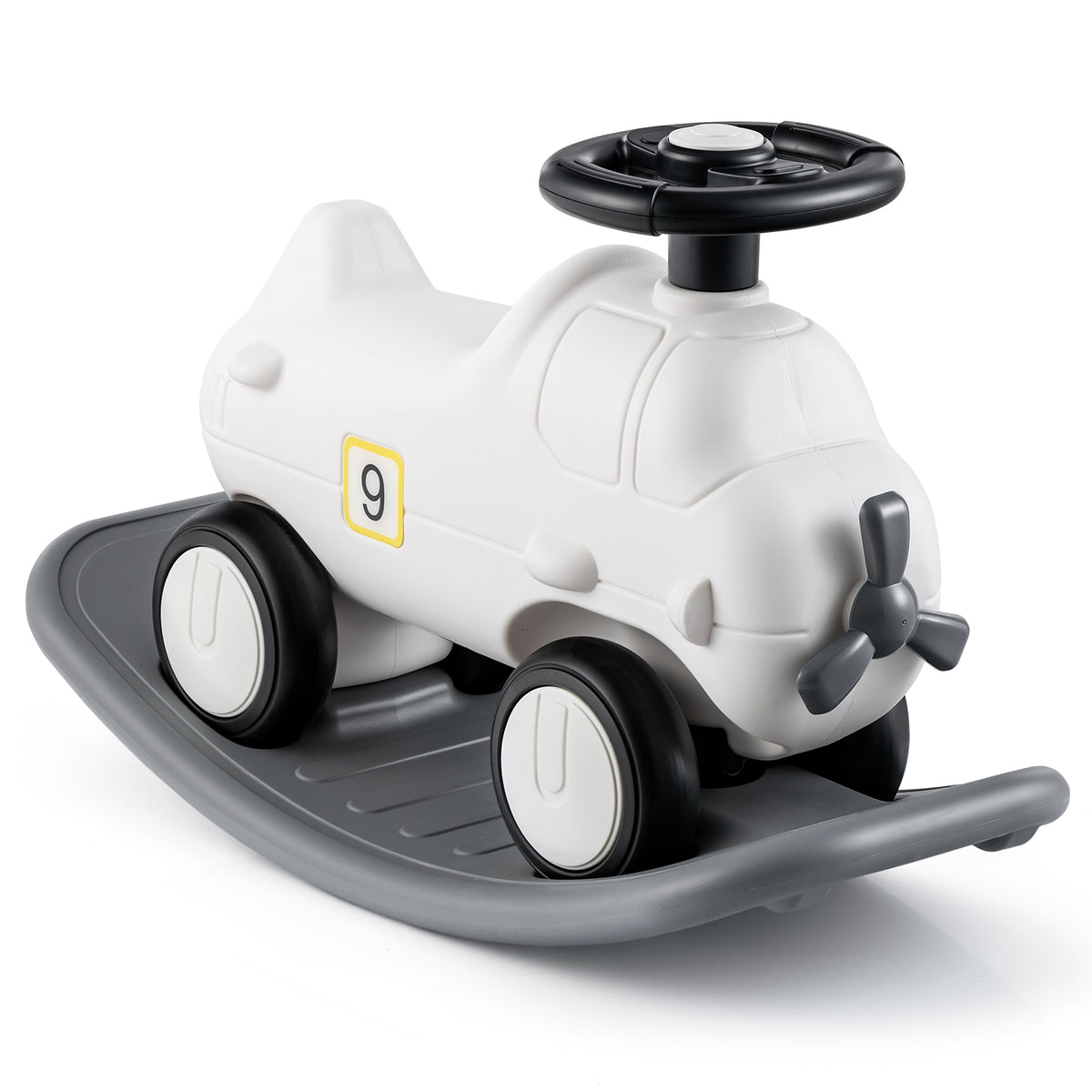 3-in-1 Toy Combo - Rocking Horse, Sliding Car and Detachable Balance Board - Ideal for Developing Motor Skills in Children