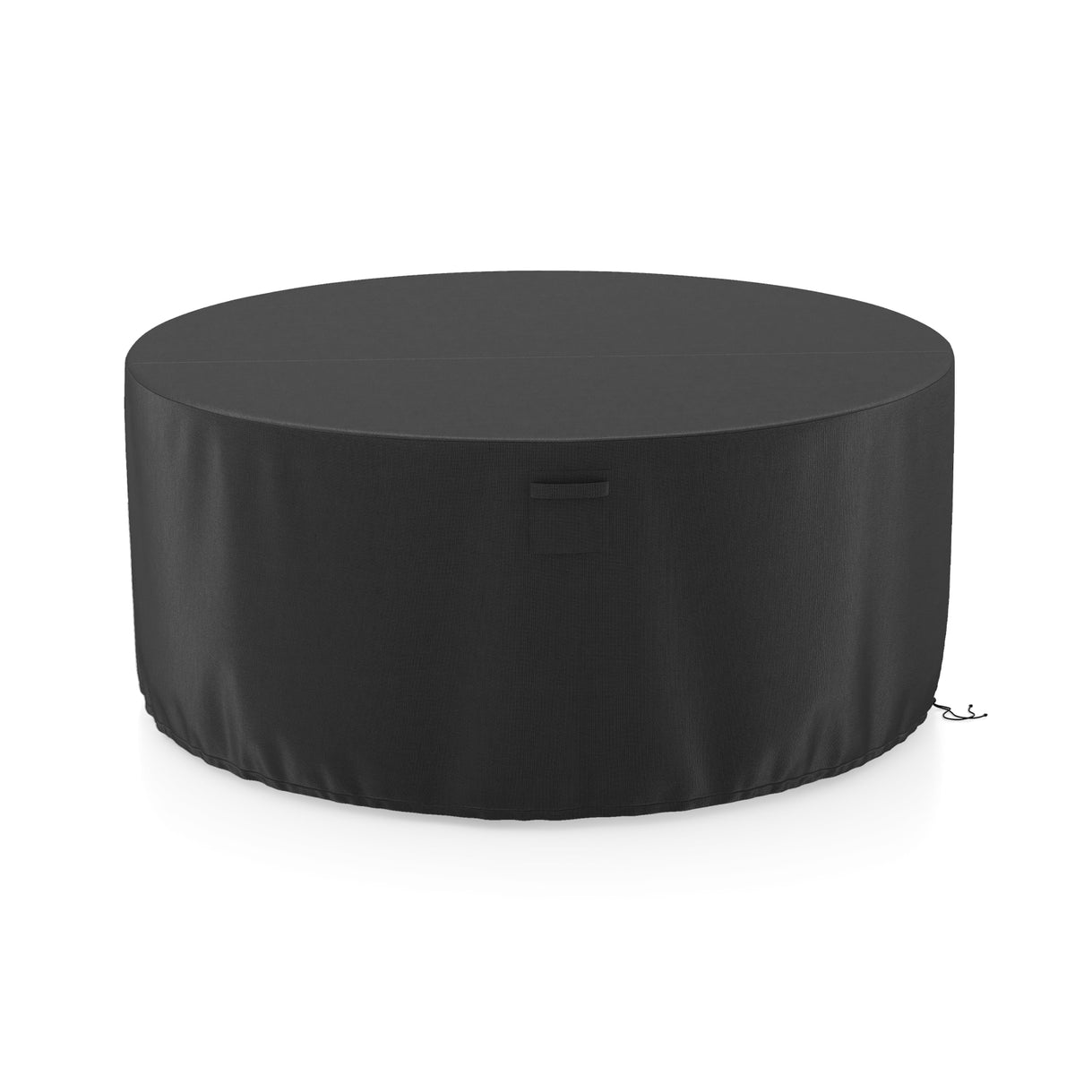 Round Patio Furniture Cover in Black - 158/181/213 CM Protective Cover - Perfect for Outdoor Tables and Chairs Protection