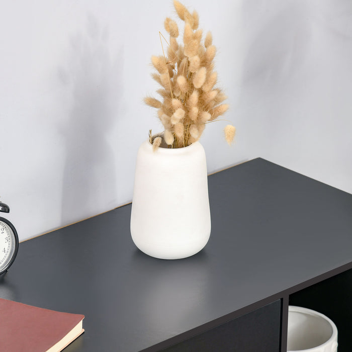 Mobile Office File Cabinet with Wheels - Lateral Stationery Storage and Printer Stand - Space Saving Solution with Open Compartment and Cupboard for Home Office