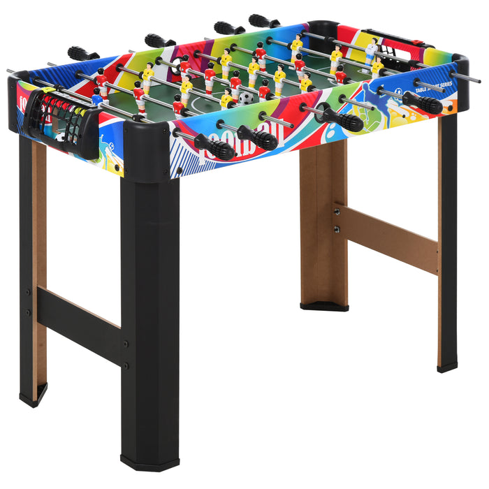 Competition-Sized 2.8ft Foosball Table - Indoor Arcade Football Game Experience - Perfect for Game Rooms & Bars Entertainment