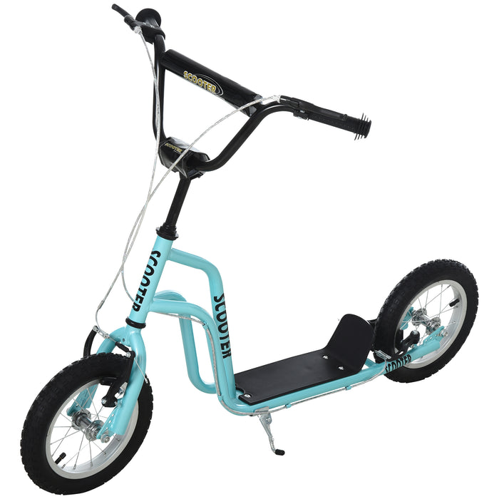 Kids' Steel Scooter - Height Adjustable, Blue and Black Kick Scooter - Perfect for Growing Children
