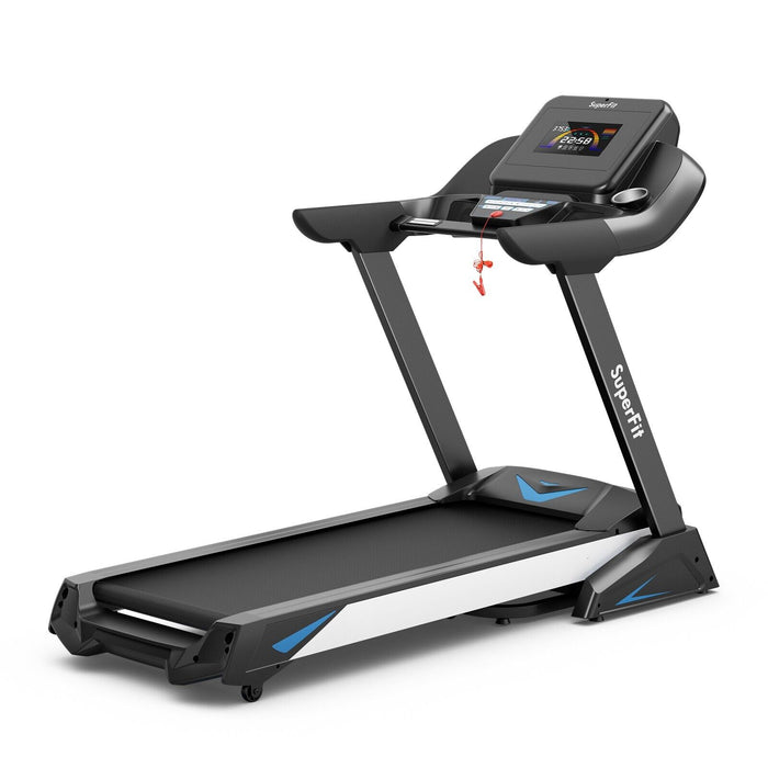 1.75 HP Folding Treadmill - 20 Preset Programs, Auto Incline Feature - Perfect for Home Workouts and Cardio Training
