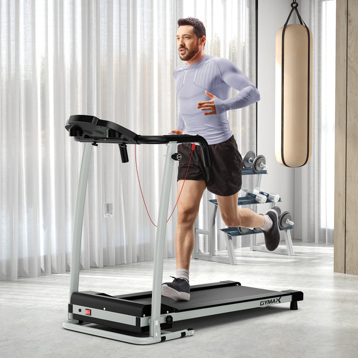 Foldable Treadmill - 12 Preset Programs & Integrated LCD Monitor, Black Edition - Ideal for Efficient, Indoor Exercise Routines