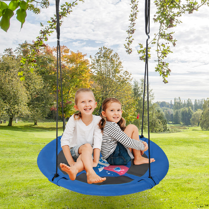 Saucer Tree Swing - 104cm Diameter with Durable 600D Oxford Fabric - Perfect for Outdoor Play and Family Fun