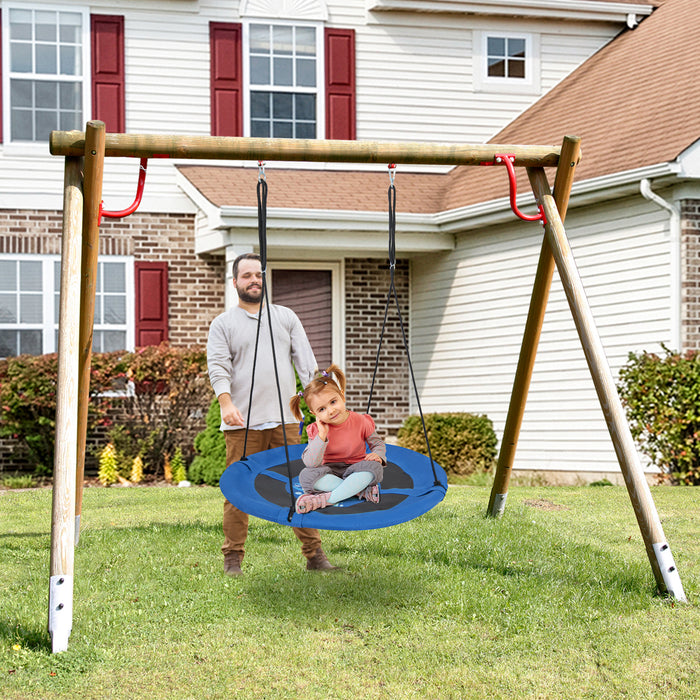 Saucer Tree Swing - 104cm Diameter with Durable 600D Oxford Fabric - Perfect for Outdoor Play and Family Fun