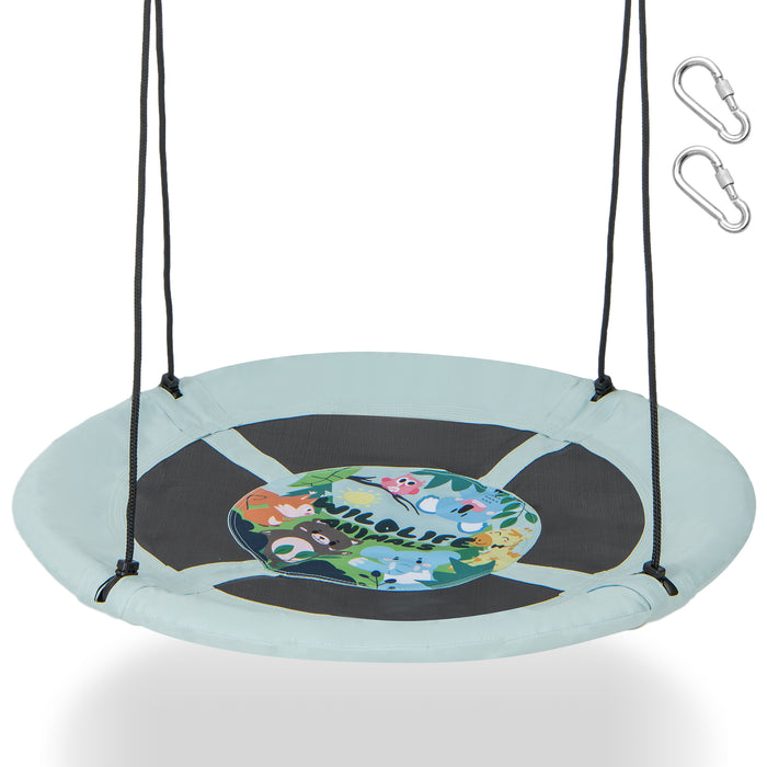 Saucer Tree Swing - 104cm Diameter with Durable 600D Oxford Fabric - Perfect for Outdoor Play and Family Fun