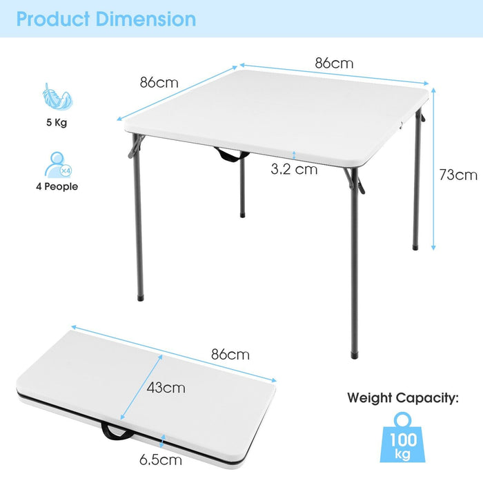 Portable Grey Camping Table - Handy Folding Design for Easy Transport, Perfect for Indoor and Outdoor Use - Solution for Campers Requiring Lightweight and Convenient Furniture