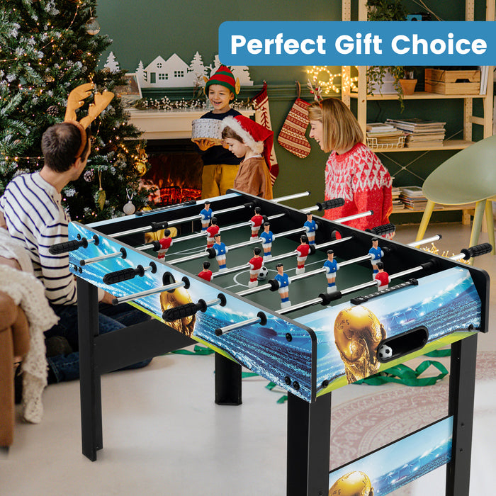 Soccer Games Table - Freestanding with Removable Legs, Ideal for Home, Game Room, Bar - Perfect Interactive Game Solution for Sports Lovers