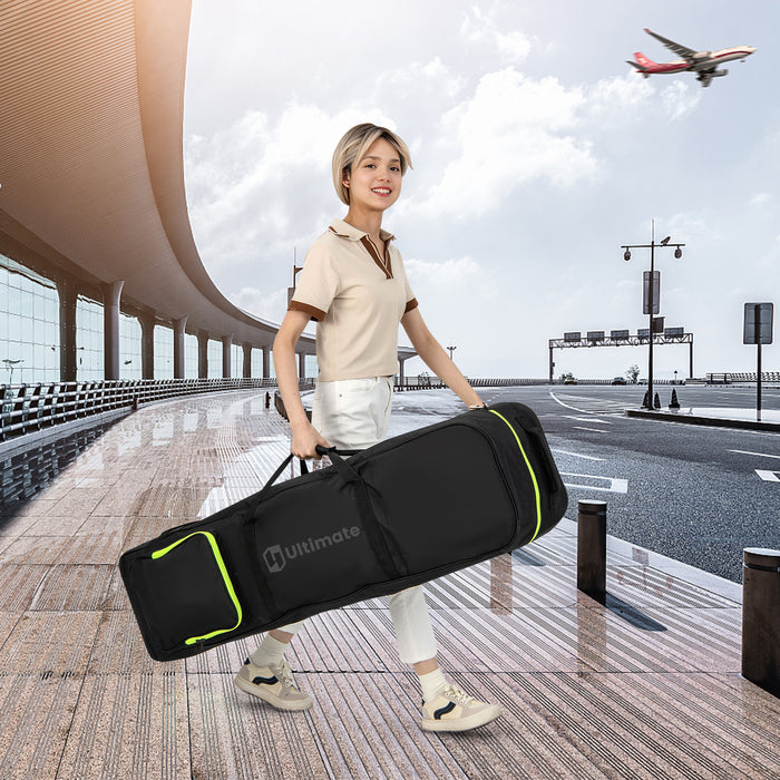 Golf Gear - Soft-Sided Travel Bag with Durable Wheels - Ideal for Golfers Seeking Transport Convenience
