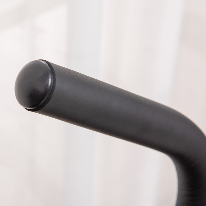 Adjustable Stepper Fitness Machine with LCD & Handlebars - Aerobic Exercise & Ab Workout Equipment, Grey - Ideal for Home Gym Cardio and Core Strengthening