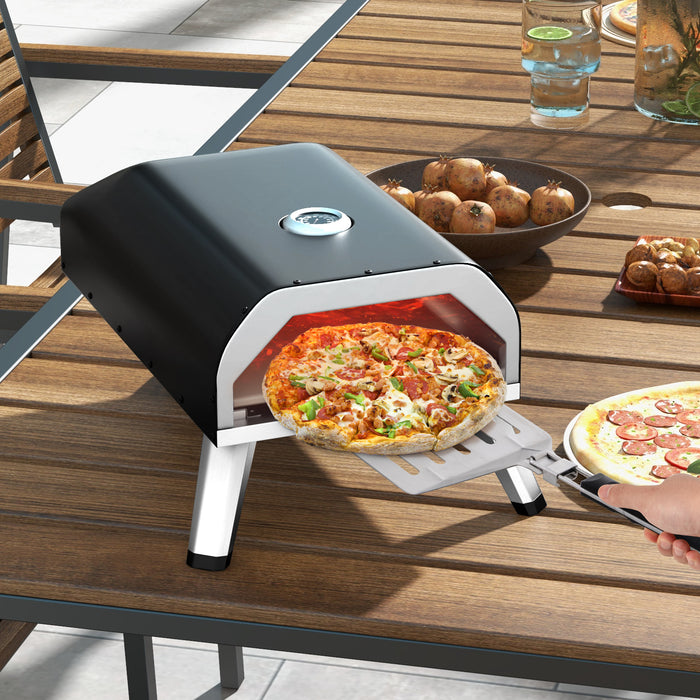 Pizza Creation Kit - Stainless Steel Maker with Additional Accessories and Storage Bag - Perfect for Pizza Lovers and Home Cooking Enthusiasts