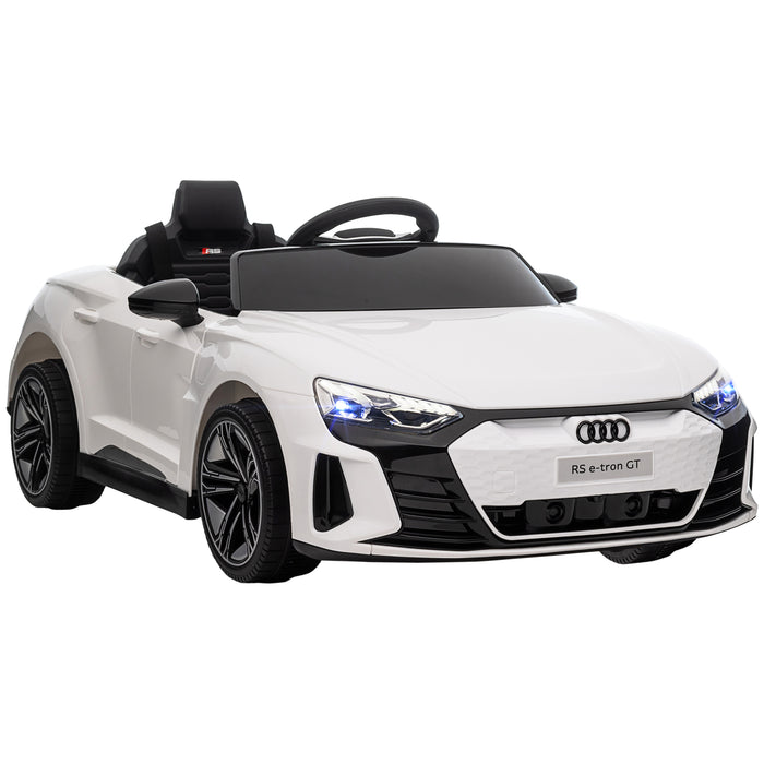 Audi Official Kid's Electric Car with Remote - 12V Battery Power, Suspension, Lights & Music Features - Safe Playtime for Children with Parental Controls