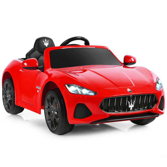 Maserati Toy Vehicle, 12V Battery Powered - Pink Kid's Ride-on Car, Electric Motor - Ideal for Children's Outdoor Play and Motor Skill Development