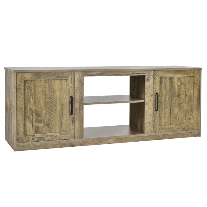 TV Stand for 65 Inches TVs - Storage Cabinets, Adjustable Shelves - Ideal for Improved Organization