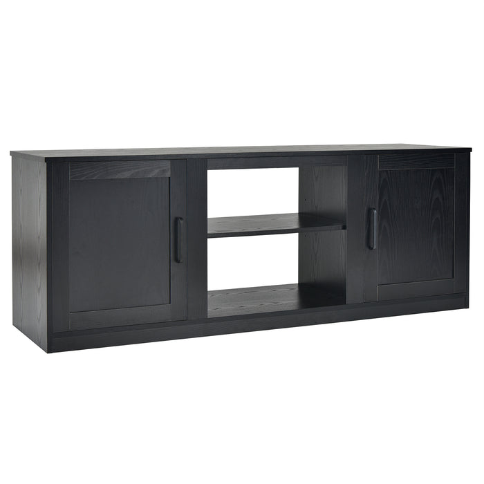 TV Stand for 65 Inches TVs - Storage Cabinets, Adjustable Shelves - Ideal for Improved Organization