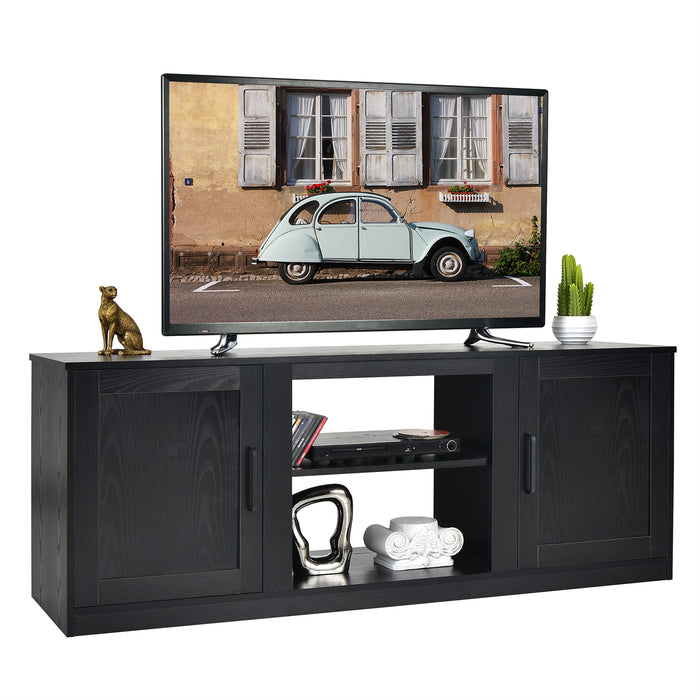 TV Stand for 65 Inches TVs - Storage Cabinets, Adjustable Shelves - Ideal for Improved Organization