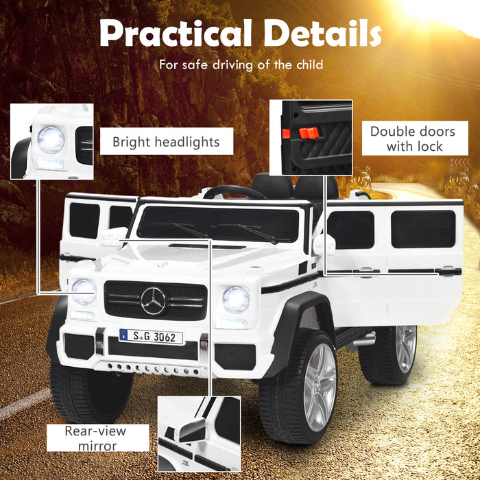 12V Electric Kids Car - Double Motor Ride-On Toy with Remote Control, Black - Perfect for Children's Outdoor Play and Fun