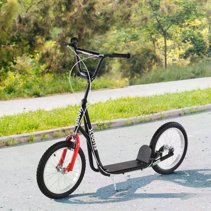 Kids Scooter with Height-Adjustable Handlebar - Anti-Slip, Dual-Brake Design for Safety - Perfect Ride for Boys & Girls Ages 5+