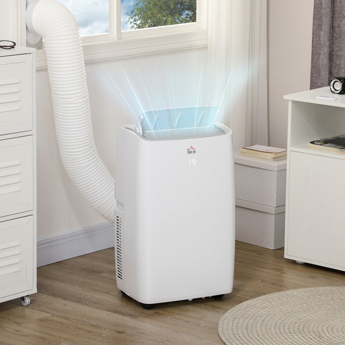 12,000 BTU Portable Air Conditioner - Dehumidifier & Cooling Fan with LED Display, 24H Timer, Remote Control - Cools Rooms Up to 25m², Includes Window Mount Kit