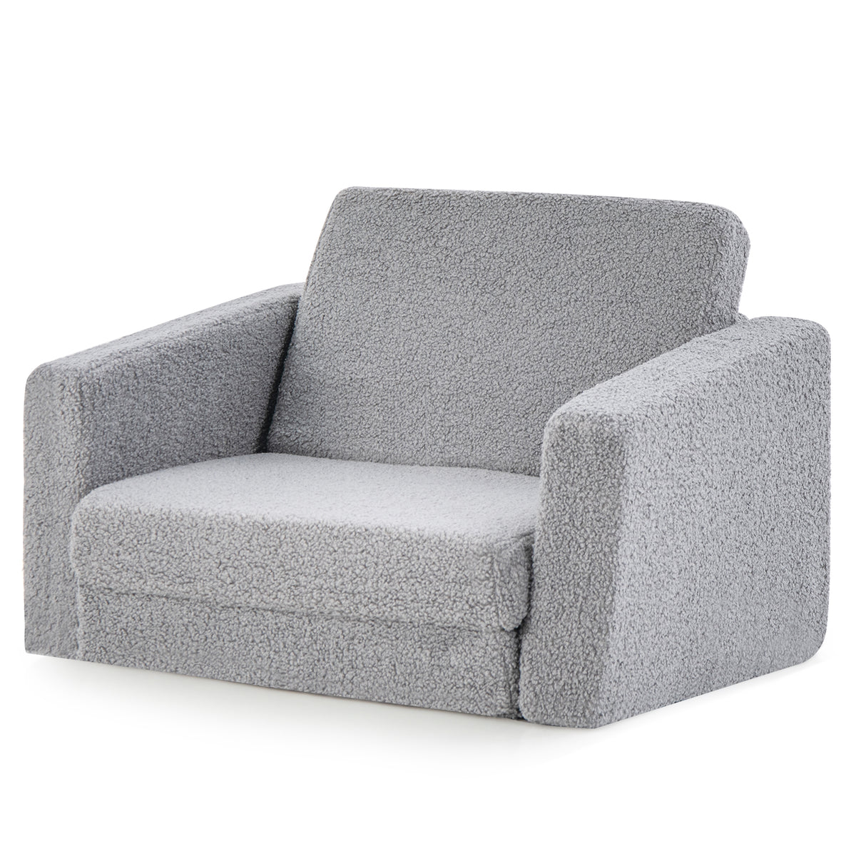 2-in-1 Toddler Couch - Foldable with Washable Cover - Perfect for Easy Cleanup and Space Saving Needs