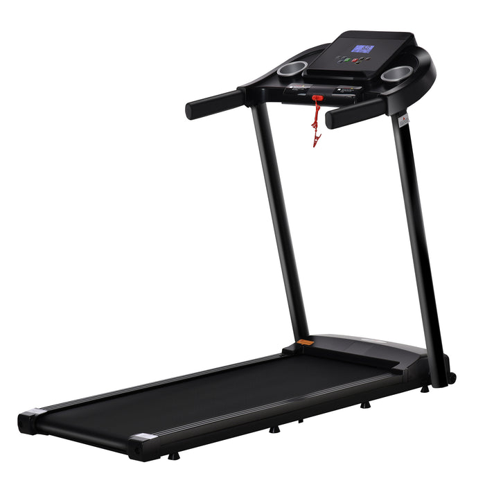 1.5HP Motorised Treadmill - High-Speed 12km/h Electric Running Machine with 12 Programs & LED Display - Ideal for Home Gym & Indoor Fitness Enthusiasts
