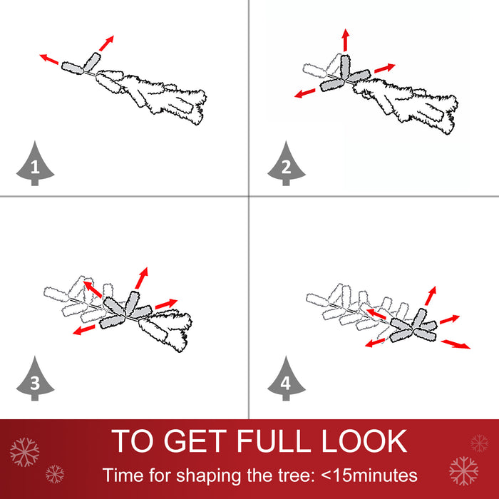 Prelit 2.5FT Artificial Tabletop Christmas Tree - Fiber Optic Lights & White Holiday Decor - Perfect for Home & Office Desk Decoration