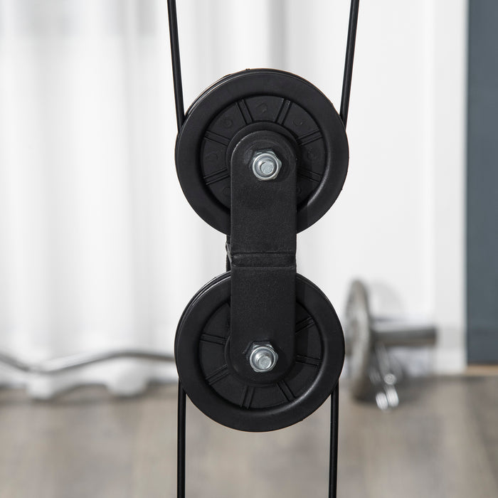 Multi Gym 66kg Weight Stack - Multifunction Home Gym Equipment for Full Body Exercises - Ideal for Strength Training & Bodybuilding