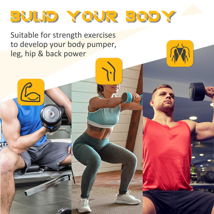 4pc Gym Barbell Plates Set - Durable 2x5kg & 2x10kg Dumbbell Weights for Fitness Training - Ideal for Intense Body Workouts and Strength Building