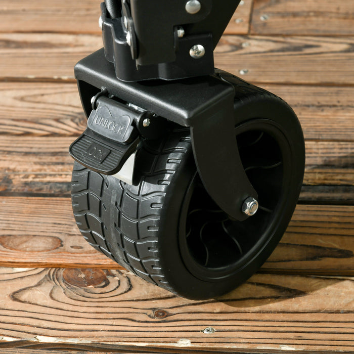 Outdoor Wagon Cart with Folding Design - Heavy-Duty Garden Trolley with 120KG Load Capacity, Comes with Carry Bag - Ideal for Beach, Camping & Festivals