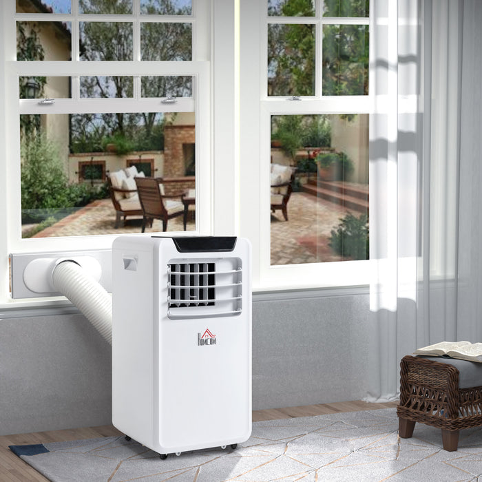 10,000 BTU Portable Air Conditioner - Cooling, Dehumidifying, Ventilating AC with Remote - LED Display, Timer Function, Ideal for Home & Office Use
